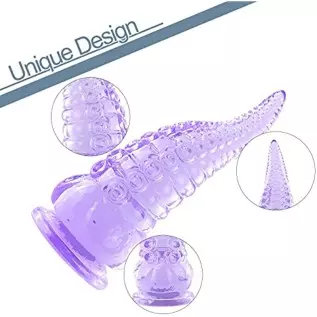 Tentacle Dildo, 7.9 in Purple Dildo Tentacle Dildo, 7.9 in Purple Dildo