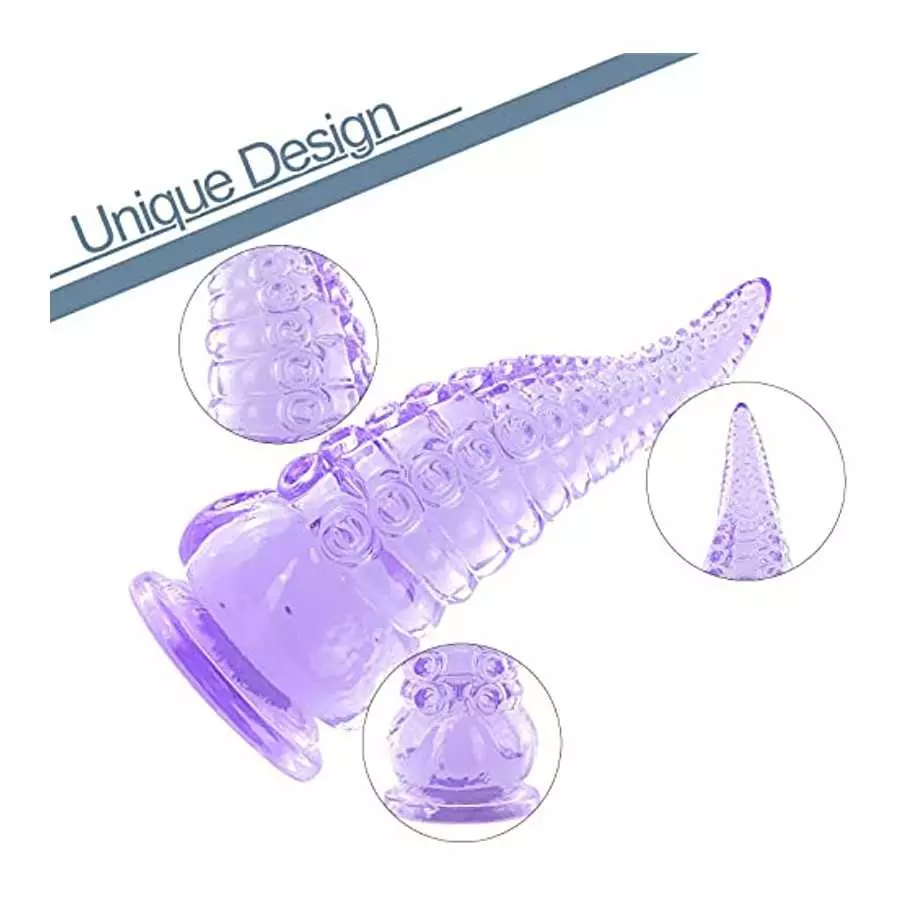 Tentacle Dildo, 7.9 in Purple Dildo