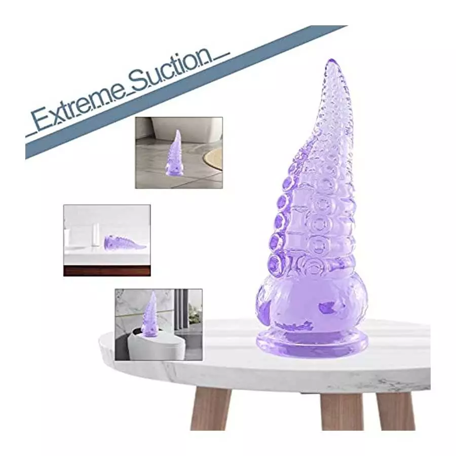 Tentacle Dildo, 7.9 in Purple Dildo