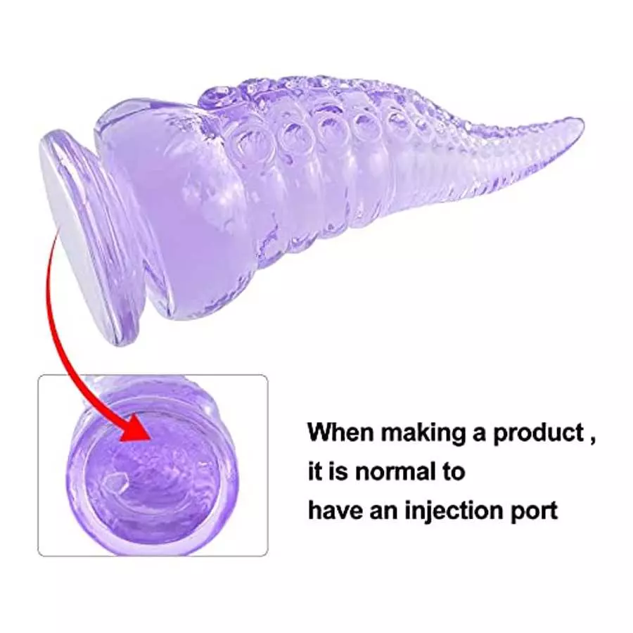 Tentacle Dildo, 7.9 in Purple Dildo