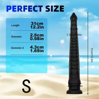 Balck Extra Large Dildo Realistic Octopus Anal Plug Toy for Women, Flexible Anal Dildo Suction Cup Dildo Women Sex Toy, 3 Differ Balck Extra Large Dildo Realistic Octopus Anal Plug Toy for Women, Flexible Anal Dildo Suction Cup Dildo Women Sex Toy, 3 Differ