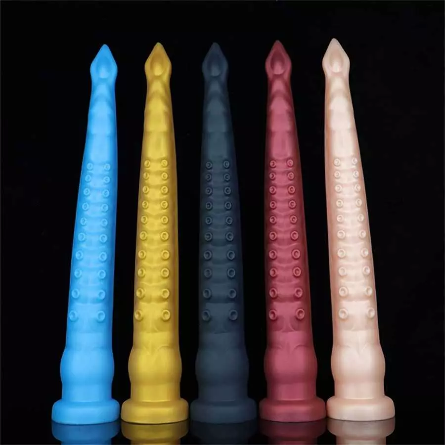 Balck Extra Large Dildo Realistic Octopus Anal Plug Toy for Women, Flexible Anal Dildo Suction Cup Dildo Women Sex Toy, 3 Differ