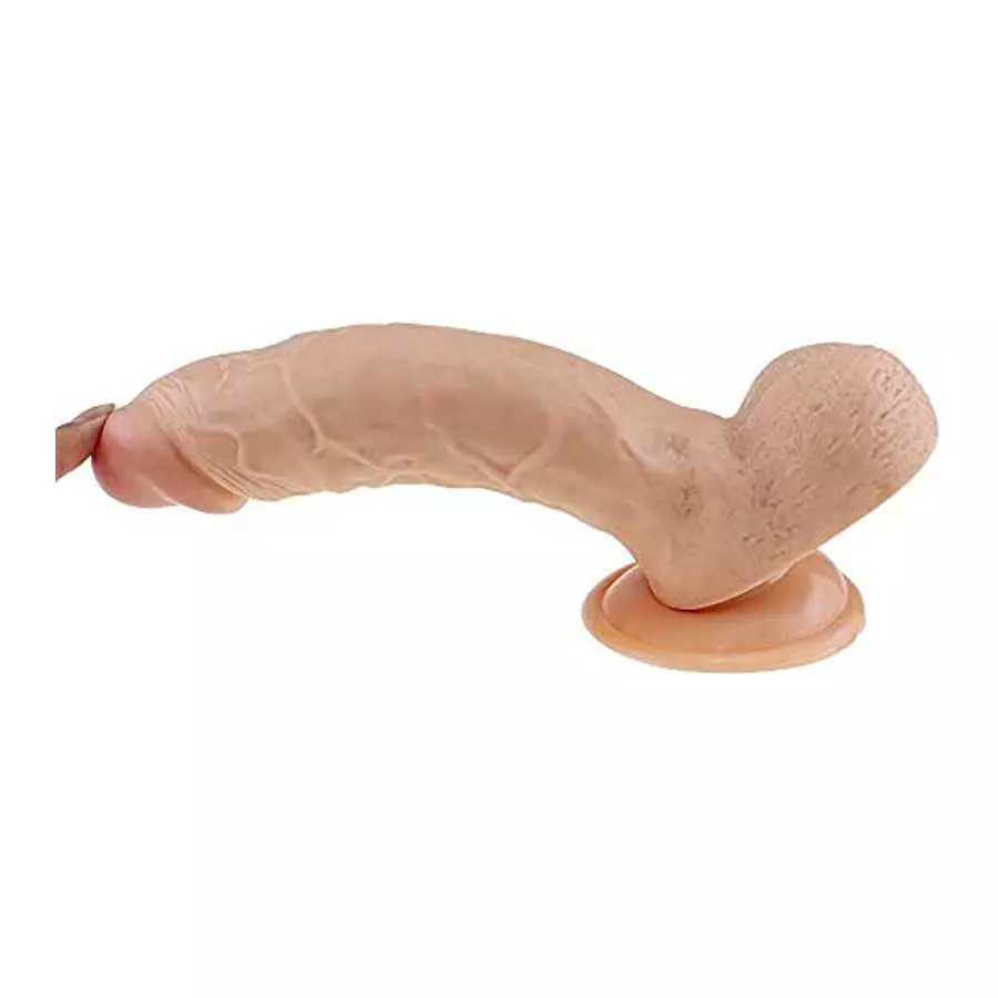 9.4"Realistic Dildo G-Point Vaginal Anal Sex Toy, Powerful Sucker Sex Wands for Women Sexy toystory Man(Brown)