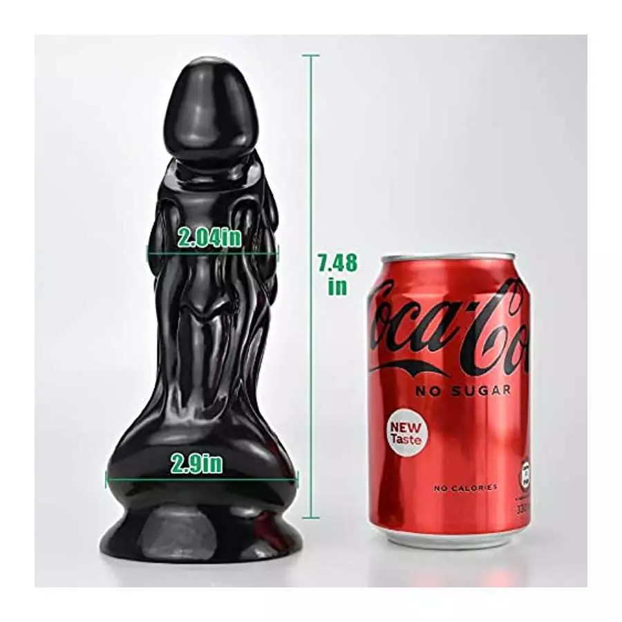Sex Factory Realistic Dildo, 7.4 Inches Animal Monster Dildo Kirin Penis G-spot Simulation Penis Anal Plug Prostate Massager wit