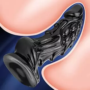 Sex Factory Realistic Dildo, 7.4 Inches Animal Monster Dildo Kirin Penis G-spot Simulation Penis Anal Plug Prostate Massager wit