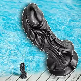 Sex Factory Realistic Dildo, 7.4 Inches Animal Monster Dildo Kirin Penis G-spot Simulation Penis Anal Plug Prostate Massager wit