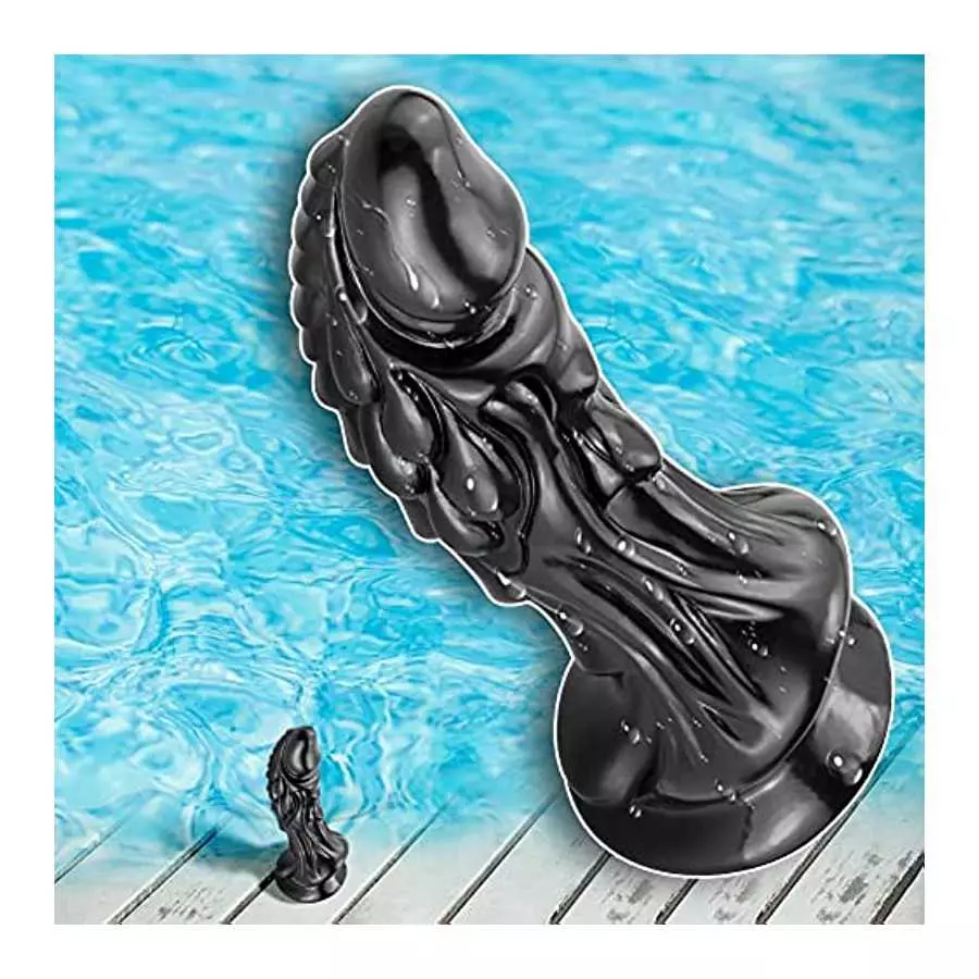 Sex Factory Realistic Dildo, 7.4 Inches Animal Monster Dildo Kirin Penis G-spot Simulation Penis Anal Plug Prostate Massager wit