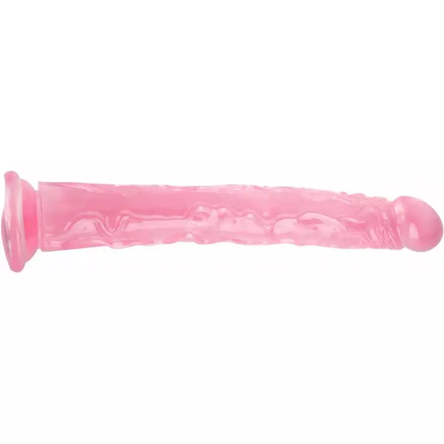 13 Inch Jelly Crystal Dildo, Realistic Huge Flexible Dildos with Powerful Suction Cup Base Large Soft Thick Anal Adult Toy - Gre