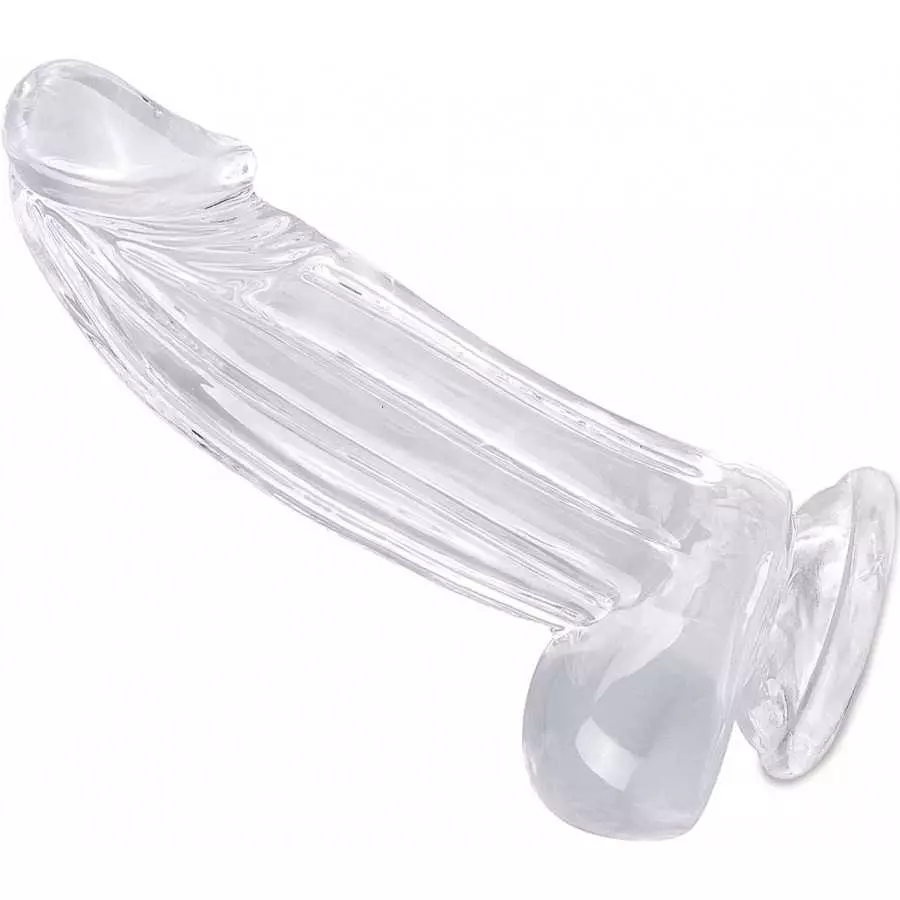 Realistic Dildos Clear Dildo with Suction Cup 16cm/6.3" Hands-Free Play Soft Lifelike Beginner Sex Toy Jelly Dildo Body-Safe Mat Realistic Dildos Clear Dildo with Suction Cup 16cm/6.3" Hands-Free Play Soft Lifelike Beginner Sex Toy Jelly Dildo Body-Safe Mat