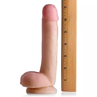 Slim SkinTech Realistic 7 Inch Dildo with Balls