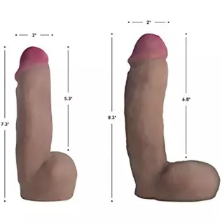 Dual Density Squirting Dildo - 8 Inch