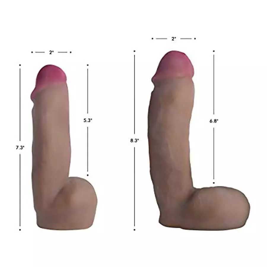 Dual Density Squirting Dildo - 8 Inch
