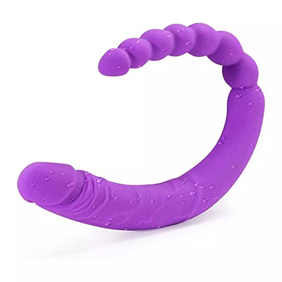 Realistic Double Ended Silicone Dildo Beginner Dildo Lifelike Huge Dildo, Realistic Penis Anal Sex Toys for G-spot Stimulation f Realistic Double Ended Silicone Dildo Beginner Dildo Lifelike Huge Dildo, Realistic Penis Anal Sex Toys for G-spot Stimulation f