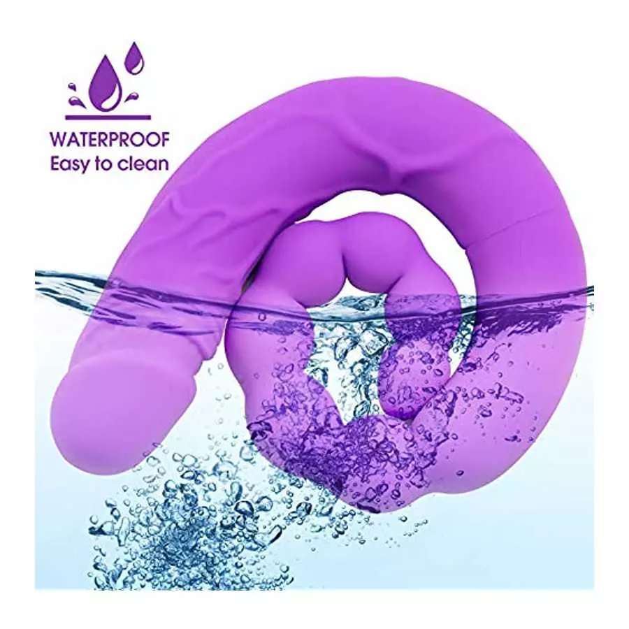 Realistic Double Ended Silicone Dildo Beginner Dildo Lifelike Huge Dildo, Realistic Penis Anal Sex Toys for G-spot Stimulation f