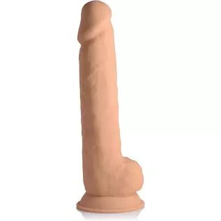 Silexpan Hypoallergenic Silicone Dildo with Balls - 10 Inch