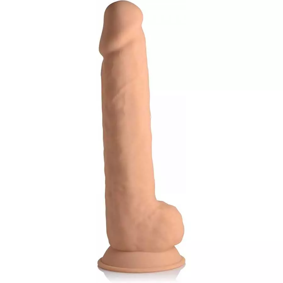 Silexpan Hypoallergenic Silicone Dildo with Balls - 10 Inch Silexpan Hypoallergenic Silicone Dildo with Balls - 10 Inch