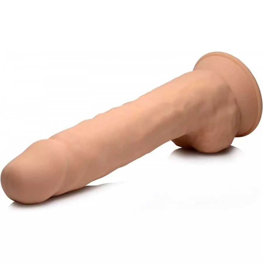 Silexpan Hypoallergenic Silicone Dildo with Balls - 10 Inch