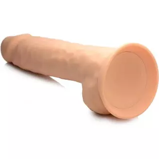Silexpan Hypoallergenic Silicone Dildo with Balls - 10 Inch