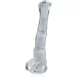 Realistic G Spot Massage Dildo Penis Cock with Strong Suction Cup Clear TPE Dildo with Vivid Glans Vein for Women Men Masturbati