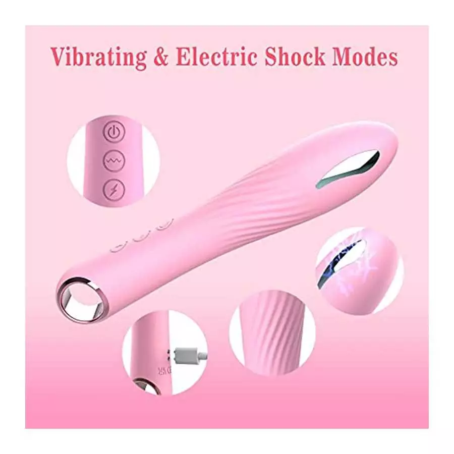 Quiet Realistic Dildo Vibrator G Spot Sex Toys for Woman Electric Shock Vibrating Wand for Her Pleasure Strong Adult Toys Rechar