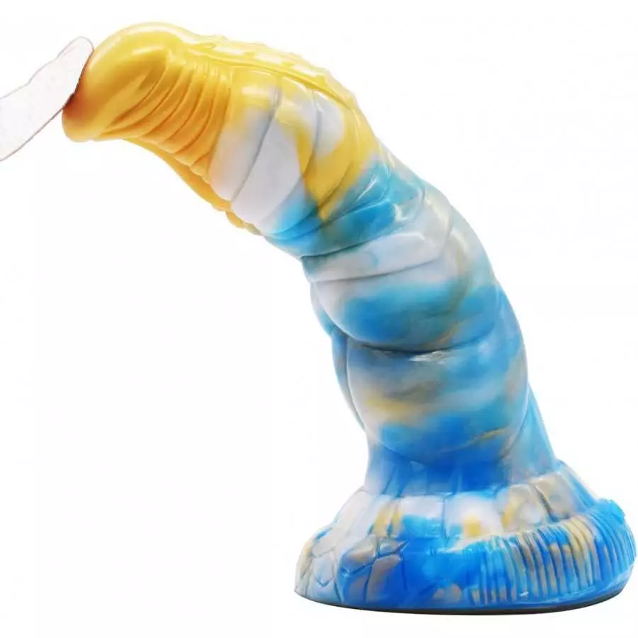 8inch Realistic Horse Dildo Silicone Dildo with Suction Cup for Hands-Free Play, Muti-Color Strap on Dildo Lifelike Anal Plug Ad