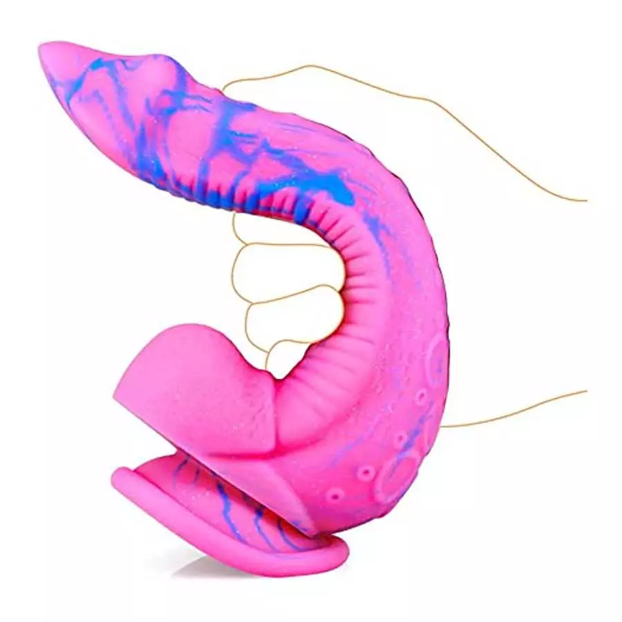 Realistic Animal Dildo, Octopus Monster Dildo Anal Plug Dildo Adult Sex Toy with Strong Suction Cup for Vaginal G-spot & Anal Pl