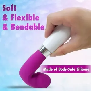 G Spot Dildo Clitoral Vibrator with 10 Vibration Modes, Clitoris Stimulation Vagina Anal Vibrating Massager, Silicone Soft Reali