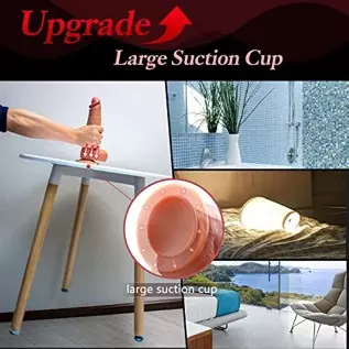 Realistic Vibrating & Thrusting Dildo with 6 Thrust Modes and 10 Vibration Modes, Fake Penis with Strong Suction Cup for G Spot Realistic Vibrating & Thrusting Dildo with 6 Thrust Modes and 10 Vibration Modes, Fake Penis with Strong Suction Cup for G Spot