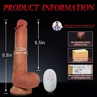 Realistic Vibrating & Thrusting Dildo with 6 Thrust Modes and 10 Vibration Modes, Fake Penis with Strong Suction Cup for G Spot Realistic Vibrating & Thrusting Dildo with 6 Thrust Modes and 10 Vibration Modes, Fake Penis with Strong Suction Cup for G Spot