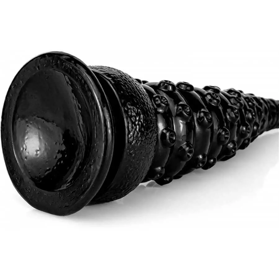 Black Tentacle Dildo Realistic Female Dildo Toy, Flexible Octopus Dildo Butt Plug for Couples, Rubber Suction Cup Dildo Anal Sex