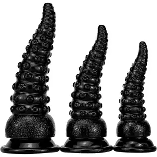 Black Tentacle Dildo Realistic Female Dildo Toy, Flexible Octopus Dildo Butt Plug for Couples, Rubber Suction Cup Dildo Anal Sex Black Tentacle Dildo Realistic Female Dildo Toy, Flexible Octopus Dildo Butt Plug for Couples, Rubber Suction Cup Dildo Anal Sex