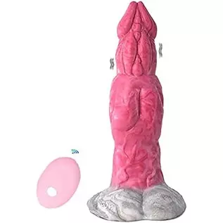 Realistic Vibration Dragon Dildo 8.86 Inches Silicone Monster Dildos Rechargable Anal Vibrator with Suction Cup