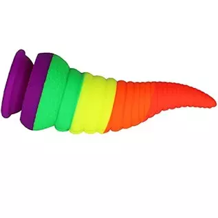 Realistic Animal G Spot Dildo 8.66” Flexible Penis Cock with Strong Suction Cup Colorful Octopus Whiskers Sex Toy for Men Women