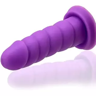 MEBAULT Realistic Dildo 5.51 inch Twisted Anal Dildo Butt Plug with Suction Cup & Lifelike Glans G-spot Dong Fake Penis for Men