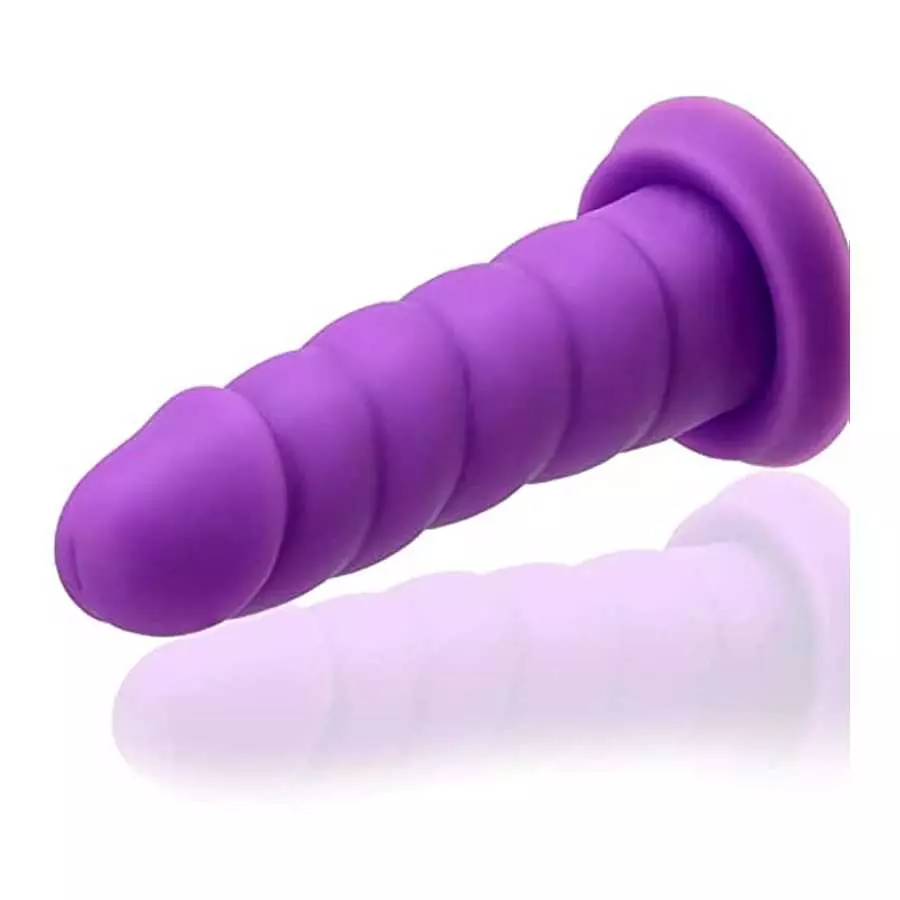 MEBAULT Realistic Dildo 5.51 inch Twisted Anal Dildo Butt Plug with Suction Cup & Lifelike Glans G-spot Dong Fake Penis for Men