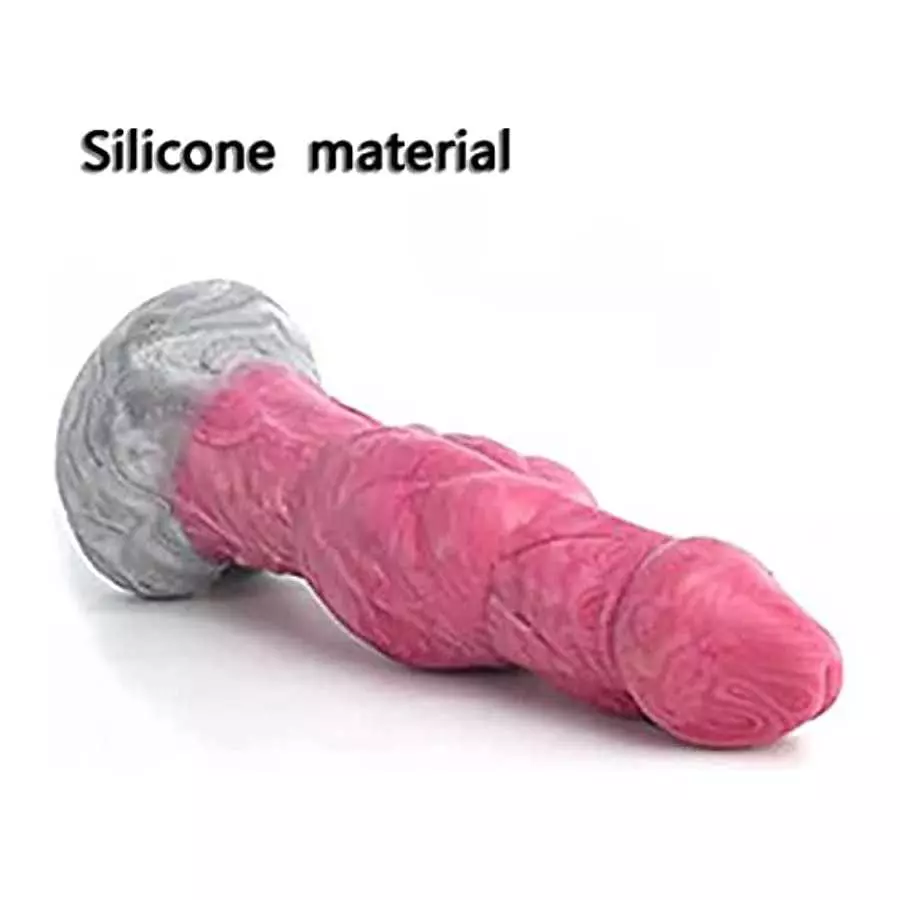 Realistic Vibration Dragon Dildo 8.86 Inches Silicone Monster Dildos Rechargable Anal Vibrator with Suction Cup