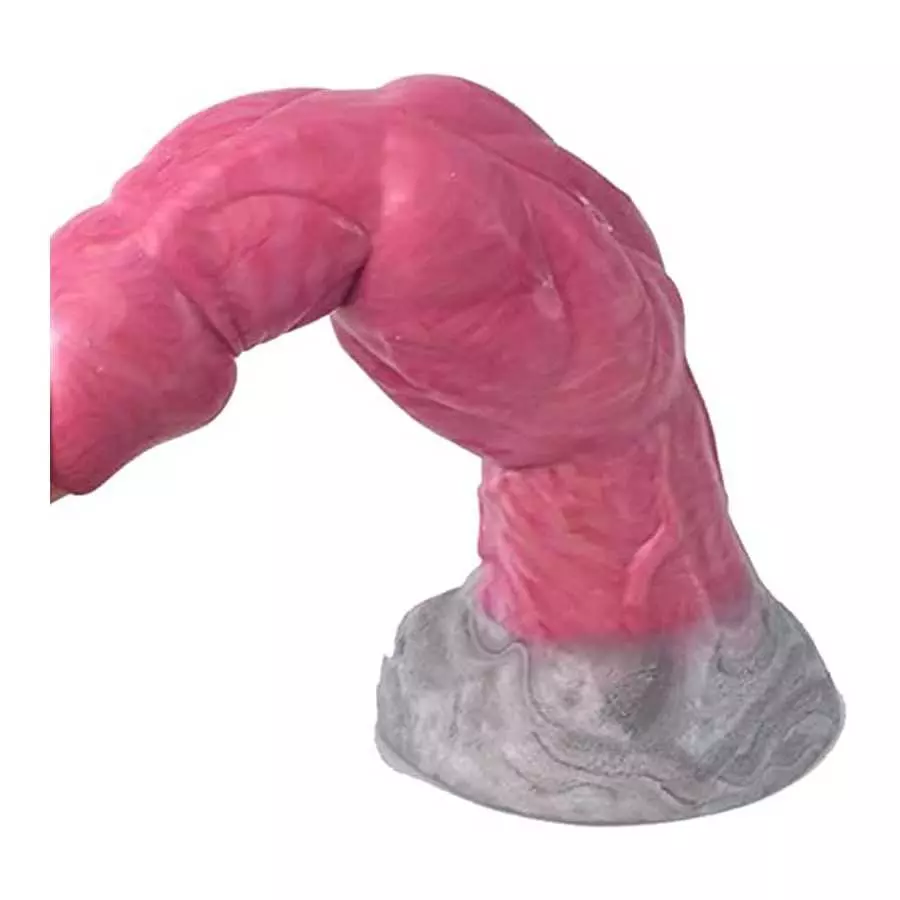 Realistic Vibration Dragon Dildo 8.86 Inches Silicone Monster Dildos Rechargable Anal Vibrator with Suction Cup