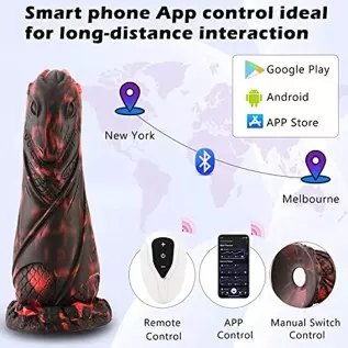 Fantasy Dildo Dragon Dildo, Lifelike Bluetooth Dildo with Remote Control, Monster Soft Dildos Fantasy Dildo Dragon Dildo, Lifelike Bluetooth Dildo with Remote Control, Monster Soft Dildos