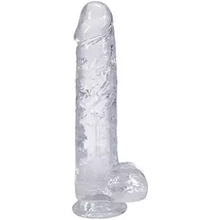 Doc Johnson Really Big Dick in A Bag - 10 inch - Suction Cup Base, Total Length: 10 in. (25.4 cm), Insertable Length: 8.75 in. (