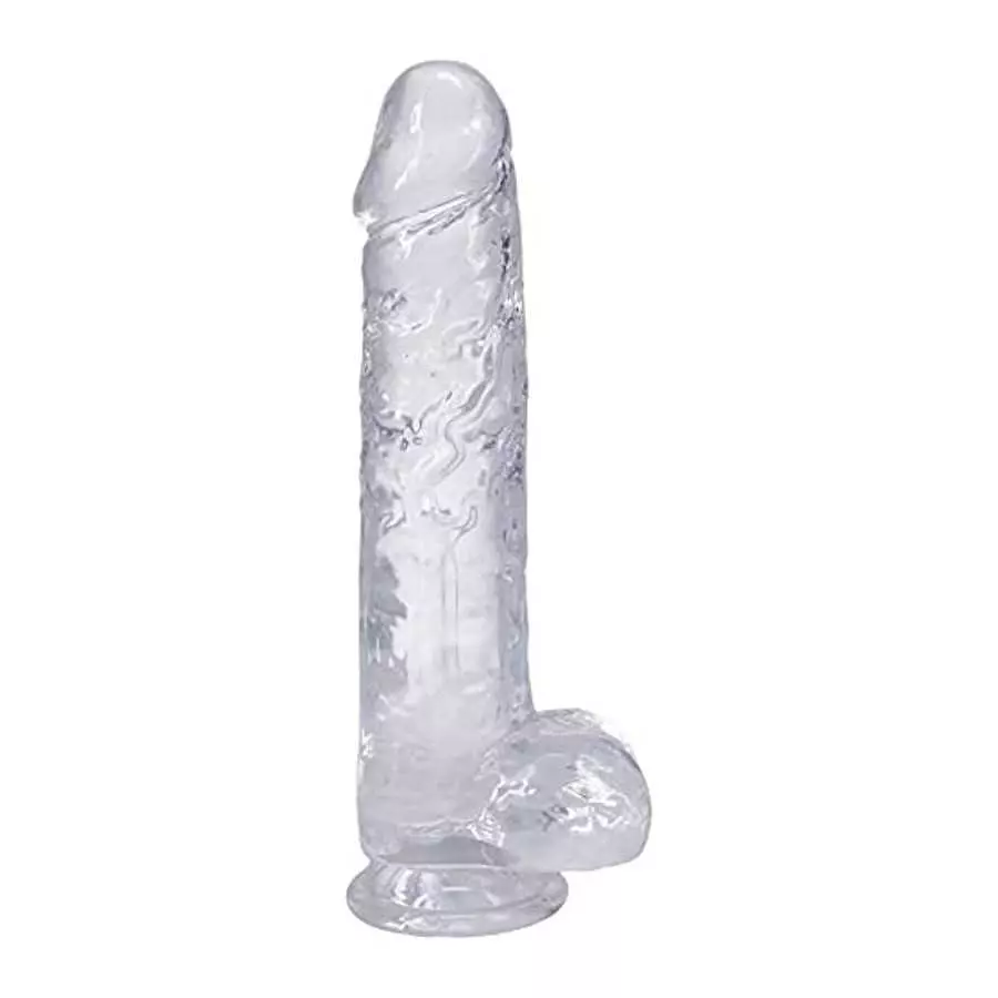Doc Johnson Really Big Dick in A Bag - 10 inch - Suction Cup Base, Total Length: 10 in. (25.4 cm), Insertable Length: 8.75 in. (