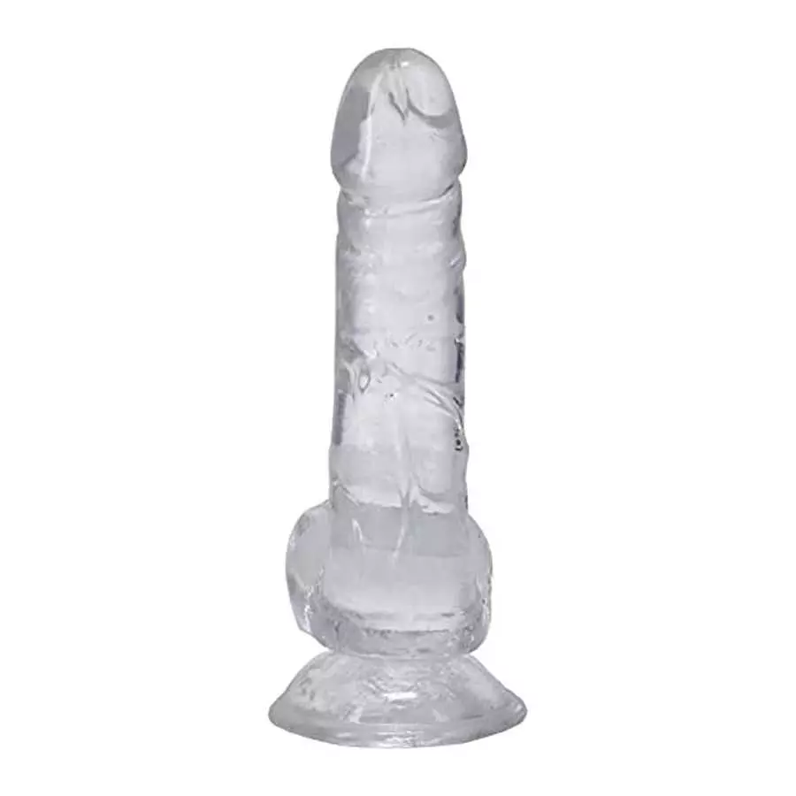 Doc Johnson Dick in A Bag - 6 inch - Suction Cup Base, Total Length: 6 in. (15.2 cm), Insertable Length: 5.25 in. (13.3 cm), Wid