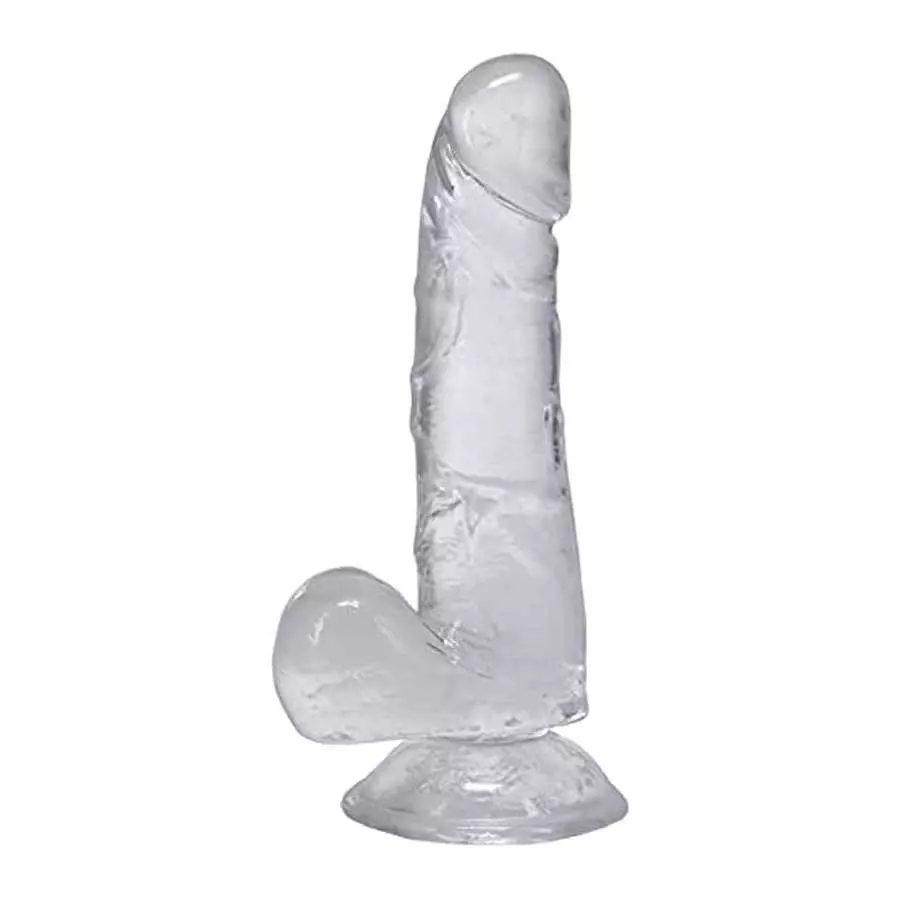 Doc Johnson Dick in A Bag - 6 inch - Suction Cup Base, Total Length: 6 in. (15.2 cm), Insertable Length: 5.25 in. (13.3 cm), Wid