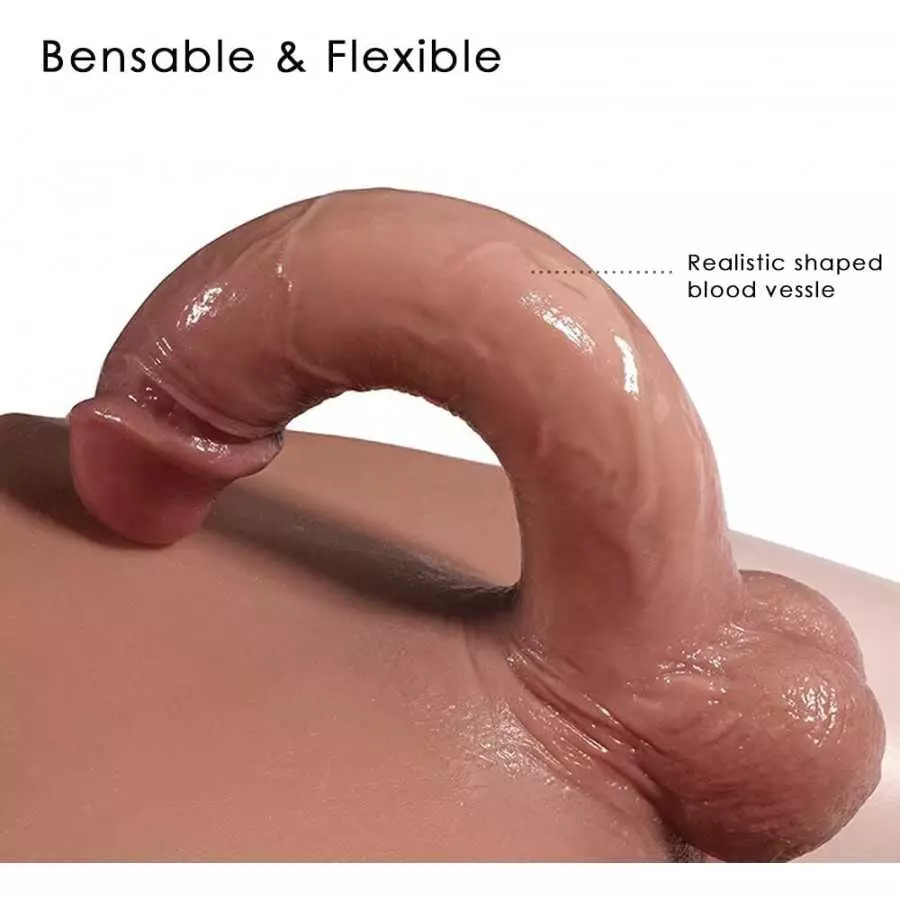 Silicone Dildo Panties 6-7 inch Realistic Penis Sex Toys for Gay Lesbian Men Women Masturbation