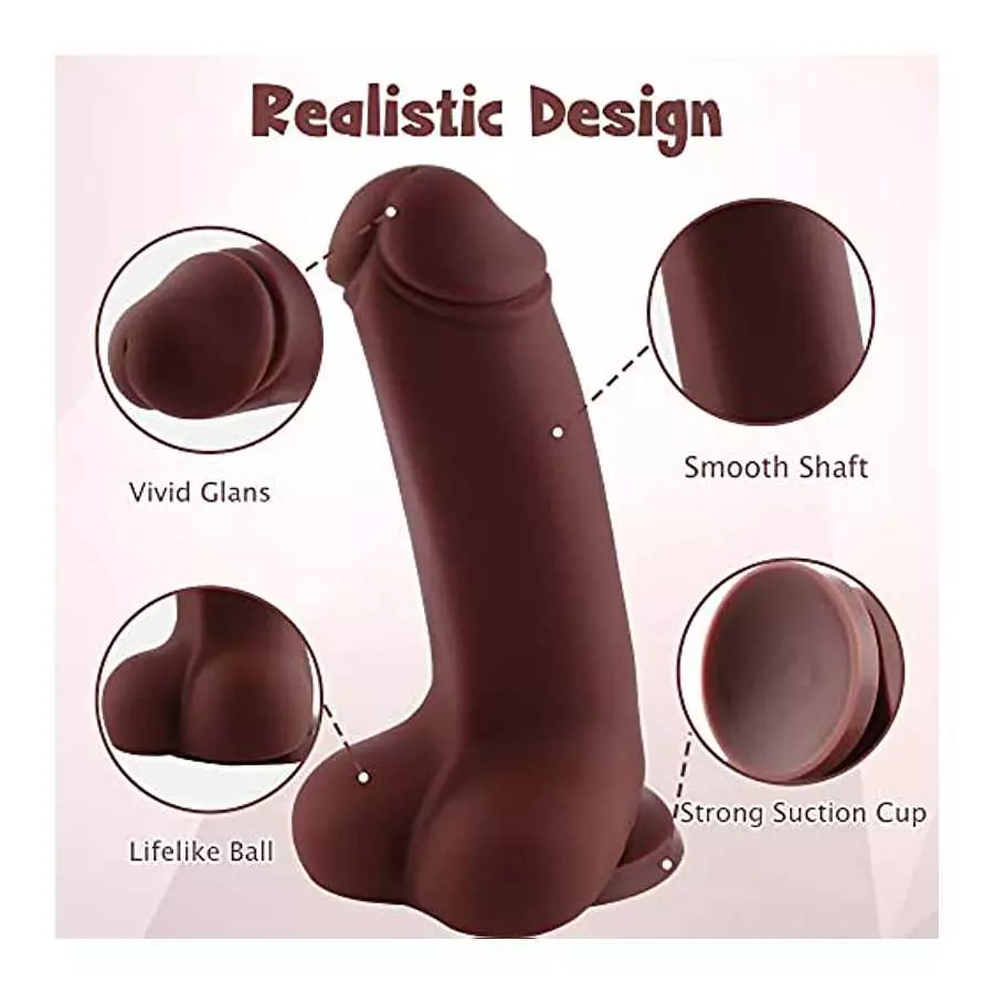 11 Inch Girthy Dildo, Huge Lifelike Silicone Dildos