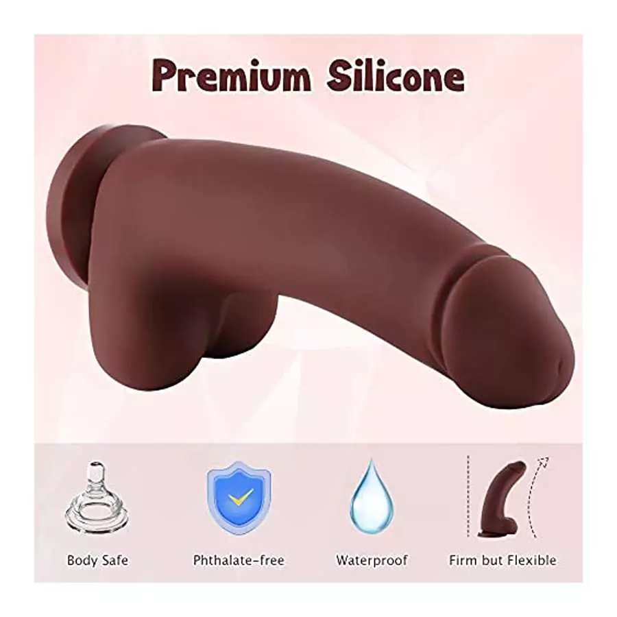 11 Inch Girthy Dildo, Huge Lifelike Silicone Dildos
