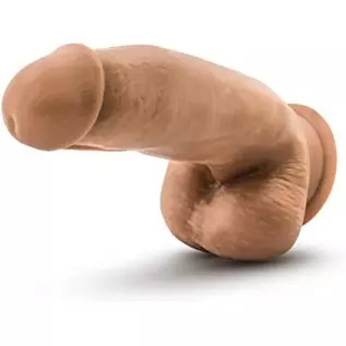 Blush Dr. Samuel - 7 Inch Platinum Cured Puria Silicone Dildo - Ultrasilk Smooth - 1.75" Thick Poseable Shaft - Strong Suction C