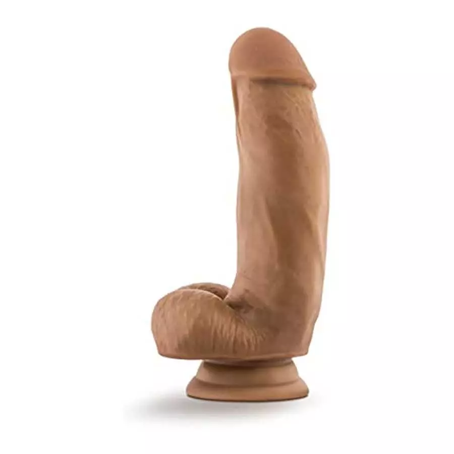 Blush Dr. Samuel - 7 Inch Platinum Cured Puria Silicone Dildo - Ultrasilk Smooth - 1.75" Thick Poseable Shaft - Strong Suction C