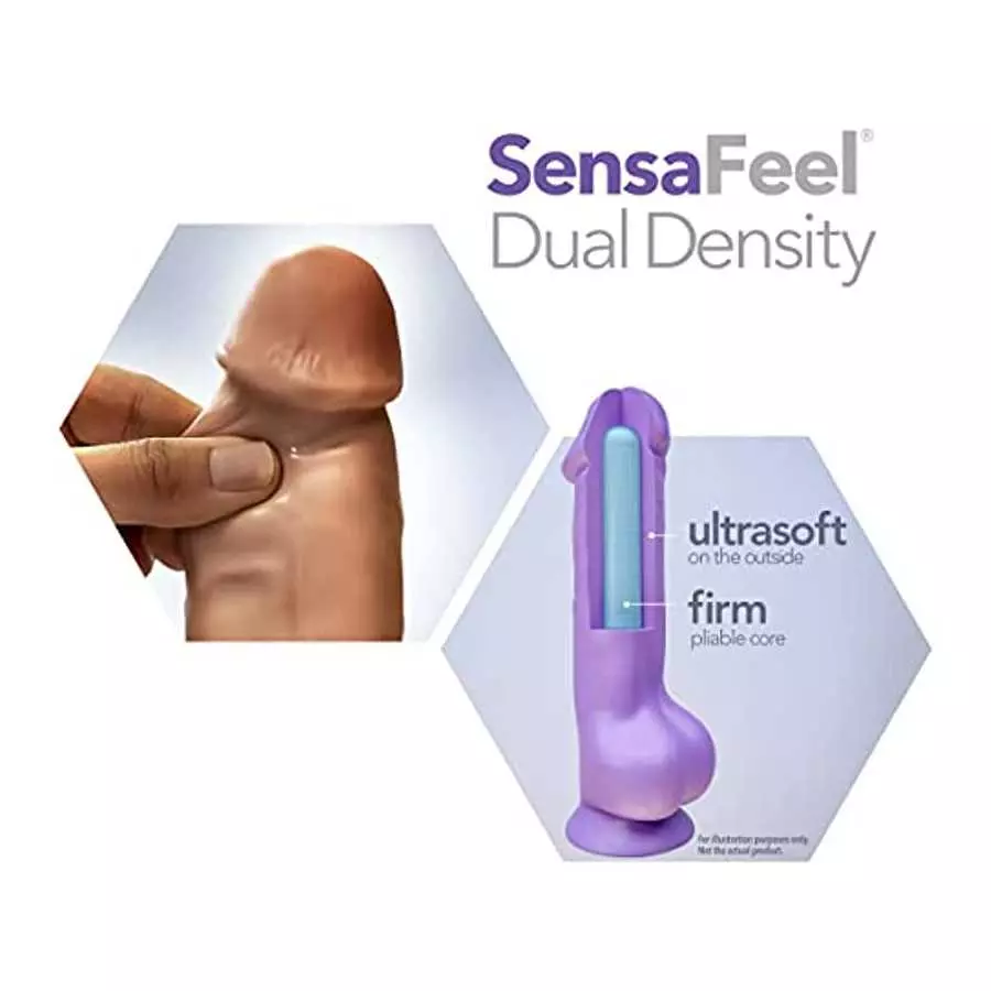 hyper realistic dildo 8" Realistic Dildo, Long, Thick, Suction Cup Harness Compatible, Sex Toy for Women, Sex Toy for Adults