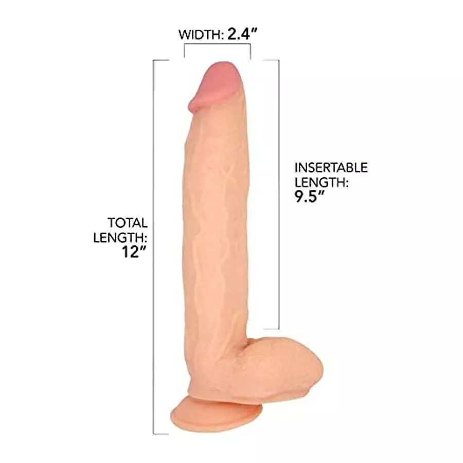 Thick Realistic Suction Cup Dildo Huge Dong Adult Sex Toy