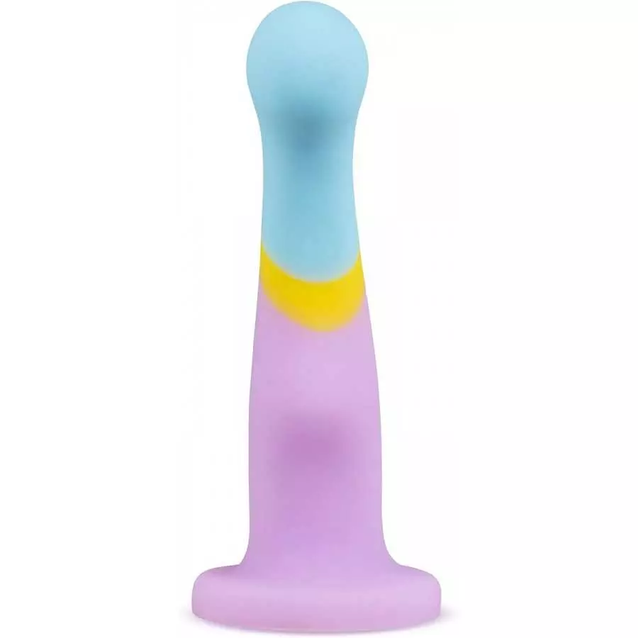 Blush Avant D16 Silicone 7.25 Inch Artisan Dildo, Suction Cup Harness Compatible, Sex Toy for Adults, Multicolor